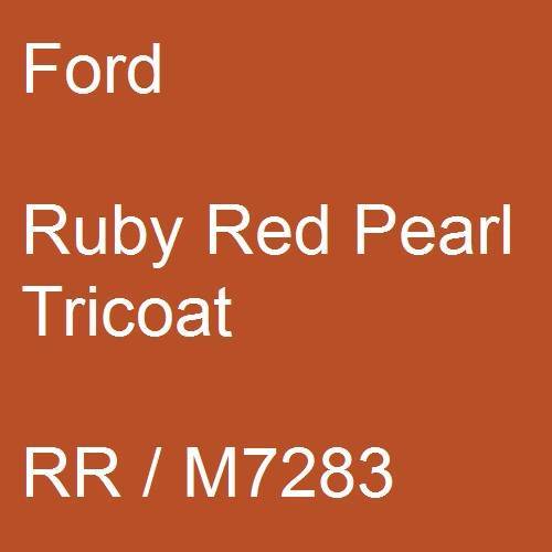 Ford, Ruby Red Pearl Tricoat, RR / M7283.